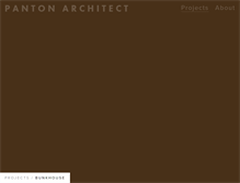 Tablet Screenshot of pantonarchitect.com